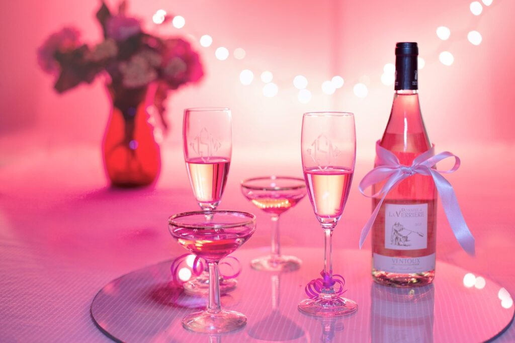roze wijn
